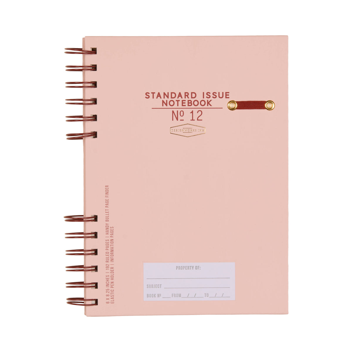 Issued Note Book Standard Issue Planner Notebook No. 12 - Rosewood + Blush – Seventh Shelf
