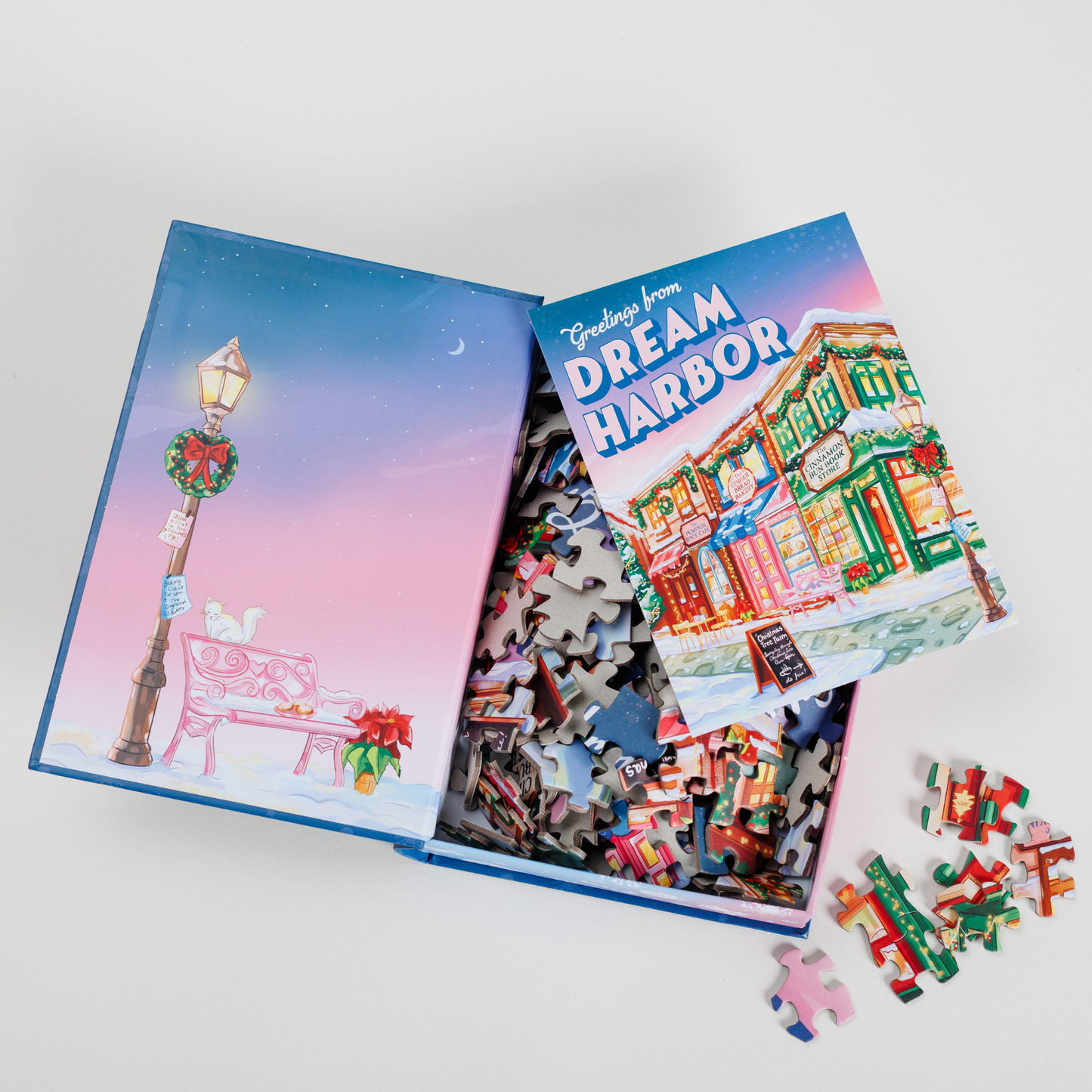 Holidays on Main Street Keepsake Puzzle | Dream Harbor