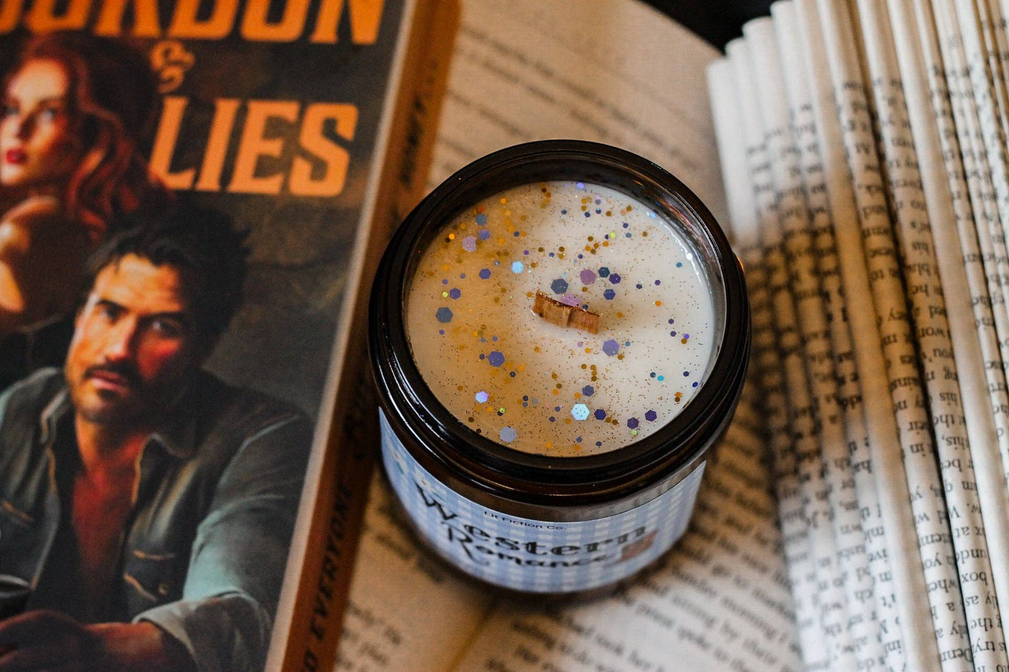 Western Romance | Book Themed Candle