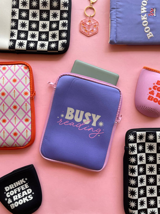Zipper Busy Reading Kindle & E-reader Sleeve