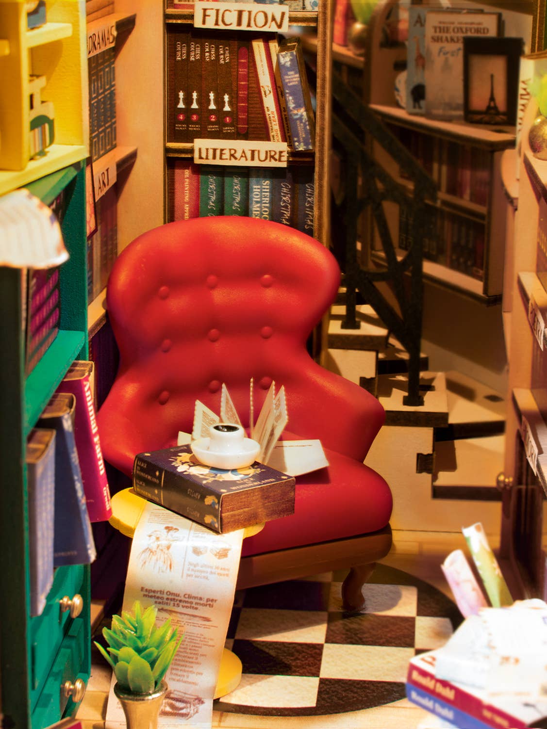 DIY Book Nook Kit: Bookstore
