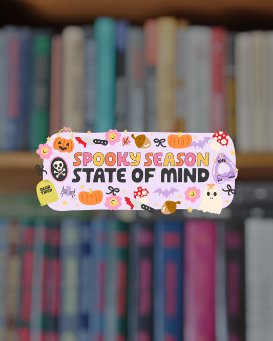 Spooky Season State of Mind Sticker