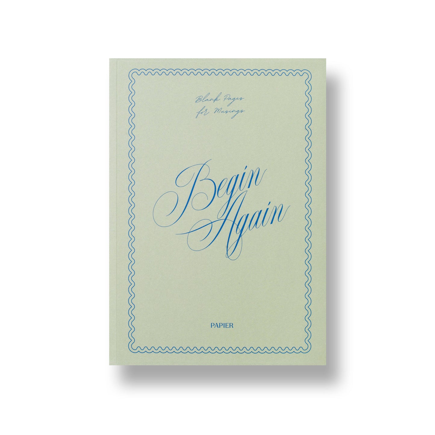 Lined Notebook, A5 Softcover - Begin Again